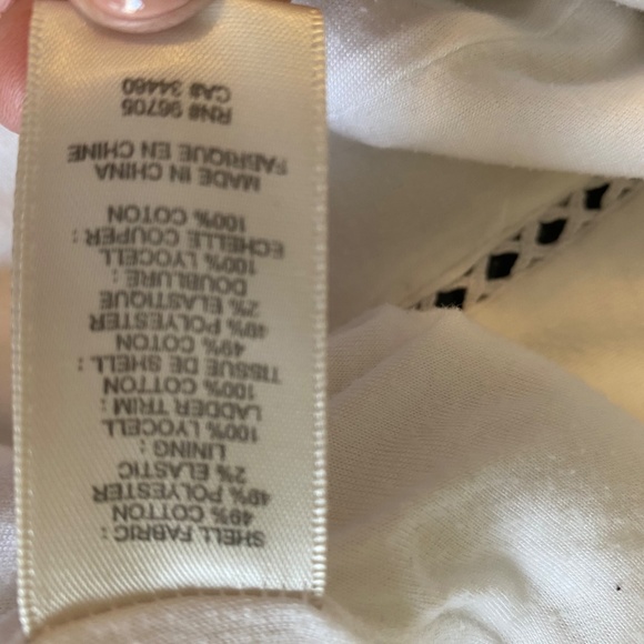 REBECCA TAYLOR Sz 4 White Peplum Top/Jacket - Picture 6 of 7